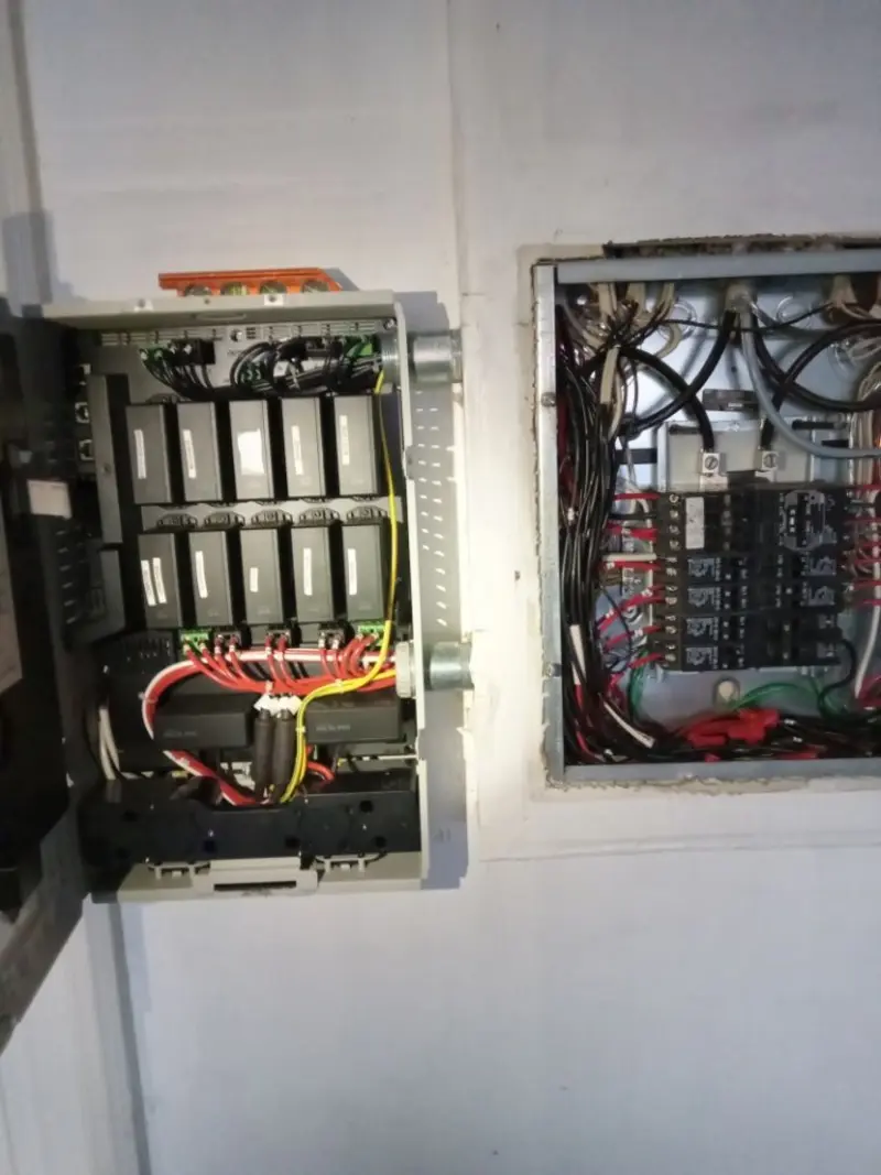 Electrical panel upgrade completed for Security Camera Wiring in Casa de Oro-Mount Helix